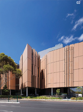 The Tyree Energy Technologies Building from Anzac Parade, Kensington