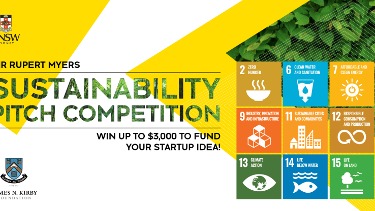 Sir Rupert Myers Sustainability Award & Pitch Competition